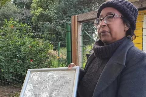 Ligia Maria da Silva, a representante do primeiro Quilombo urbano do Brasil