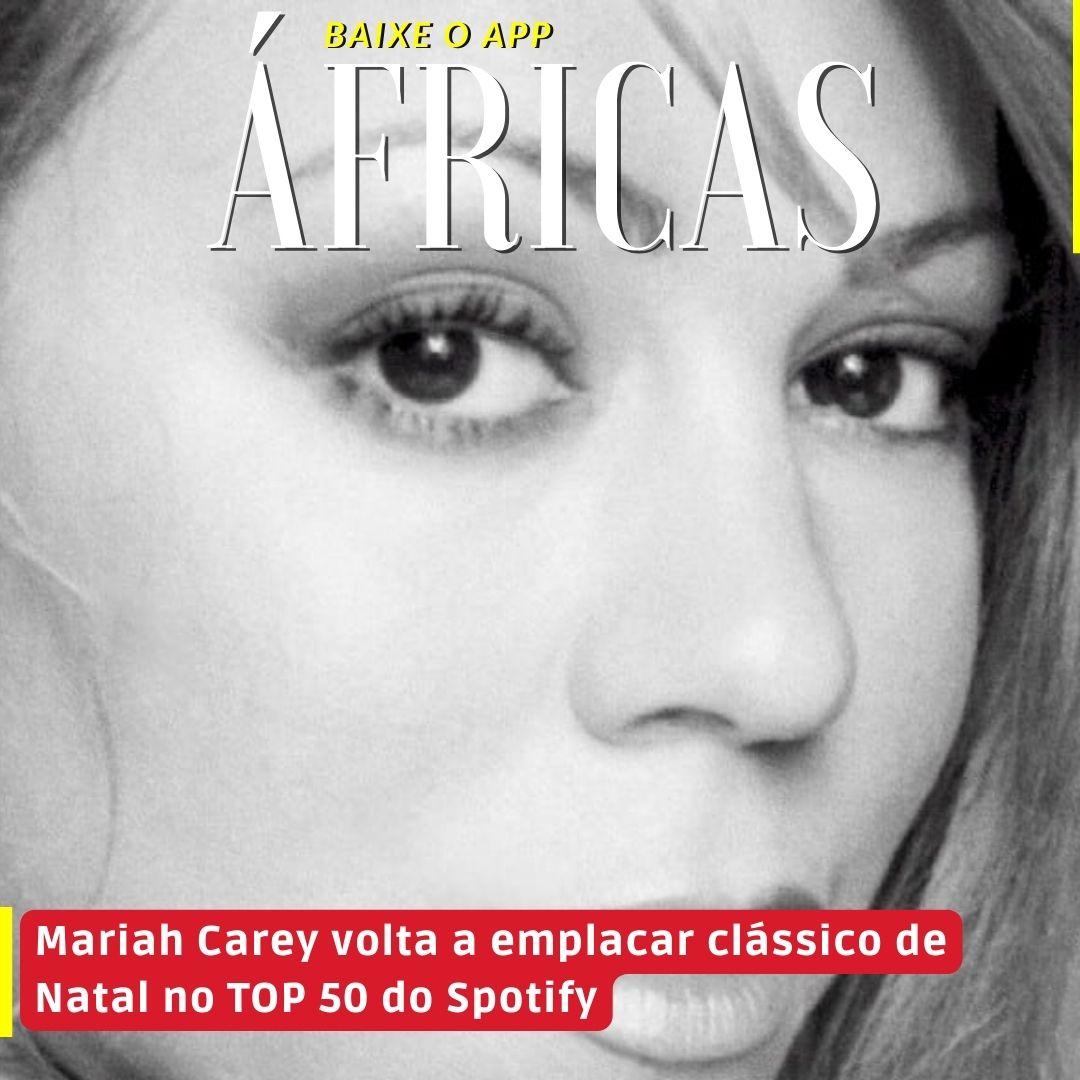 Mariah Carey volta a emplacar clássico de Natal no TOP 50 do Spotify