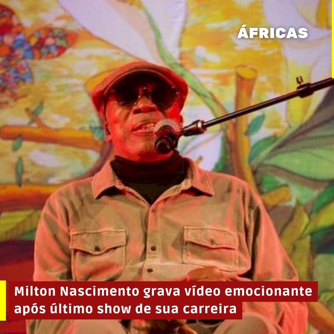 Milton Nascimento grava vídeo emocionante após último show de sua carreira