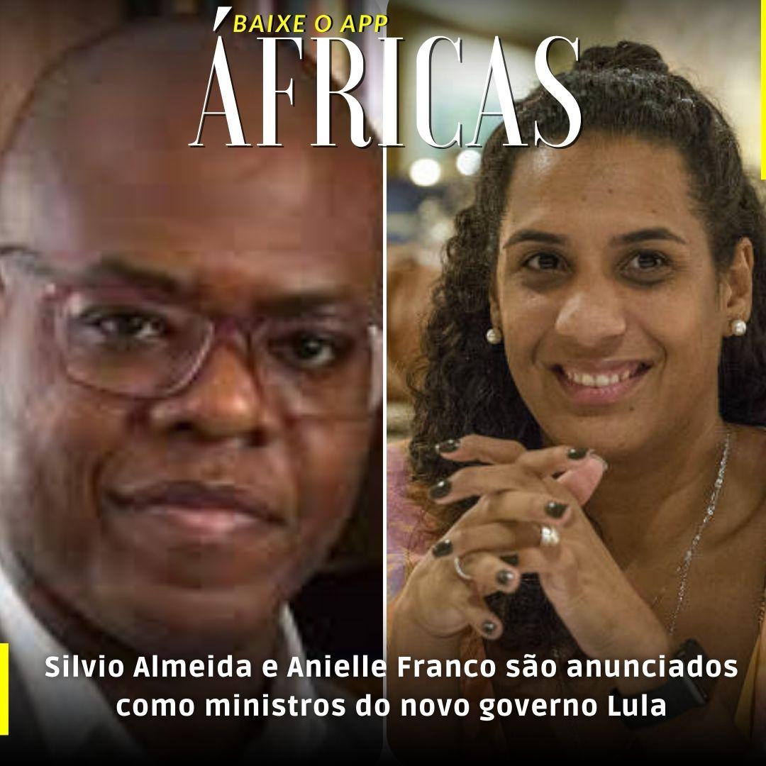 Silvio Almeida e Anielle Franco são anunciados como ministros do novo governo Lula