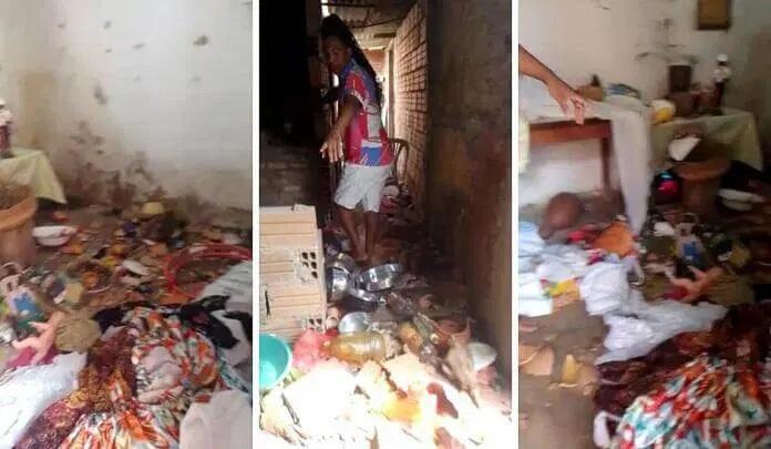 Homem confessa vandalismo contra terreiro e segue em liberdade