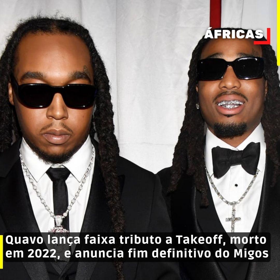 VÍDEO | Quavo lança faixa tributo a Takeoff, morto em 2022, e anuncia fim definitivo do Migos