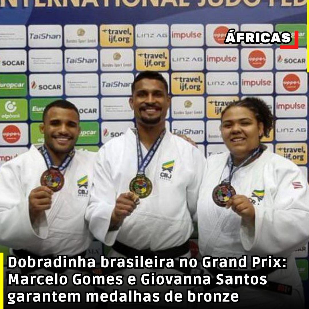 Dobradinha brasileira no Grand Prix: Marcelo Gomes e Giovanna Santos garantem medalhas de bronze