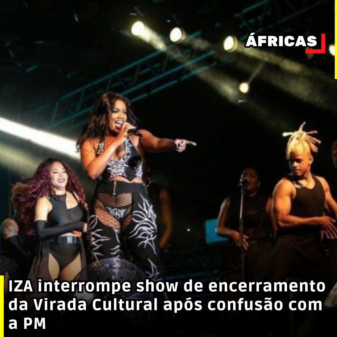 IZA interrompe show de encerramento da Virada Cultural após confusão com a PM