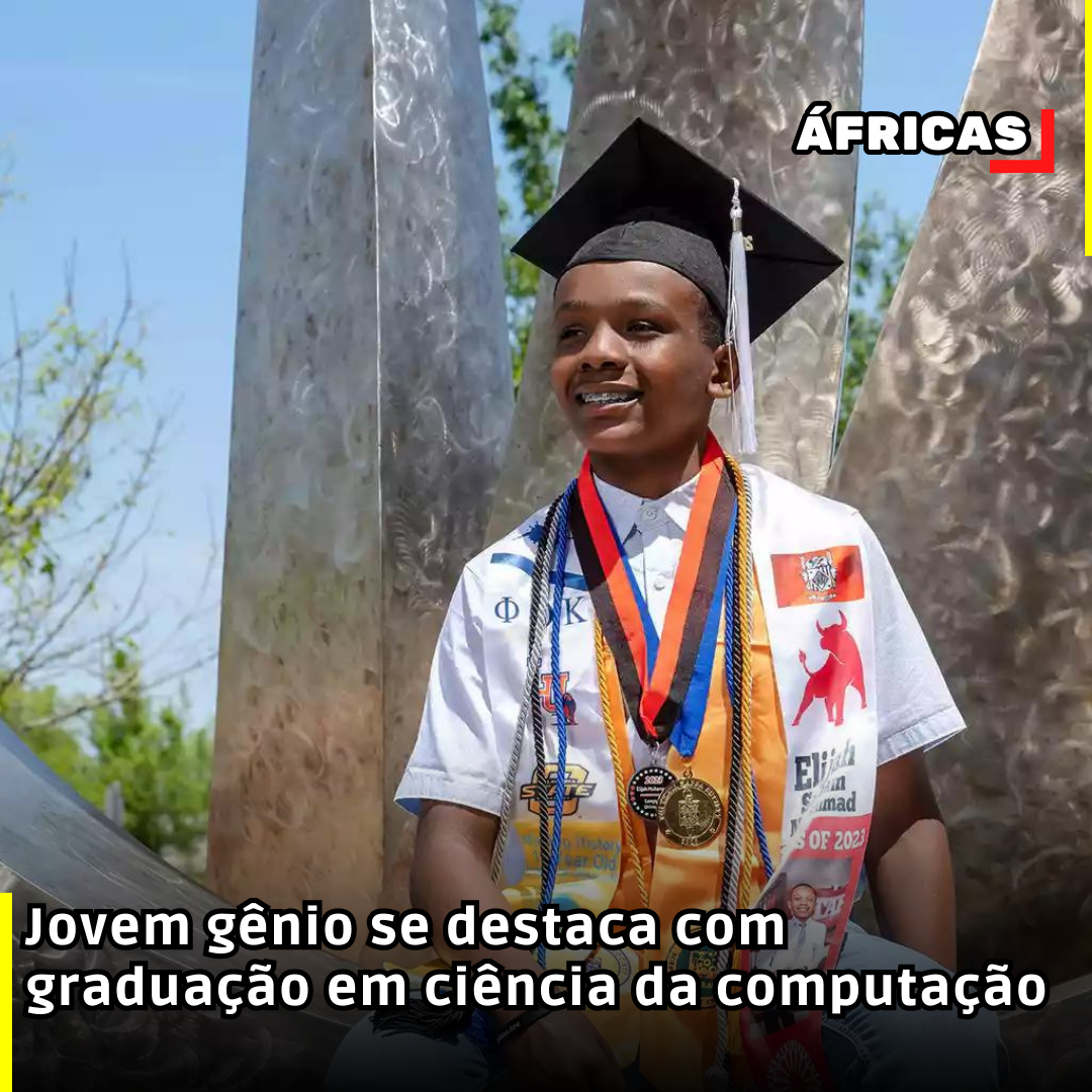 Jovem gênio se destaca com graduação em ciência da computação