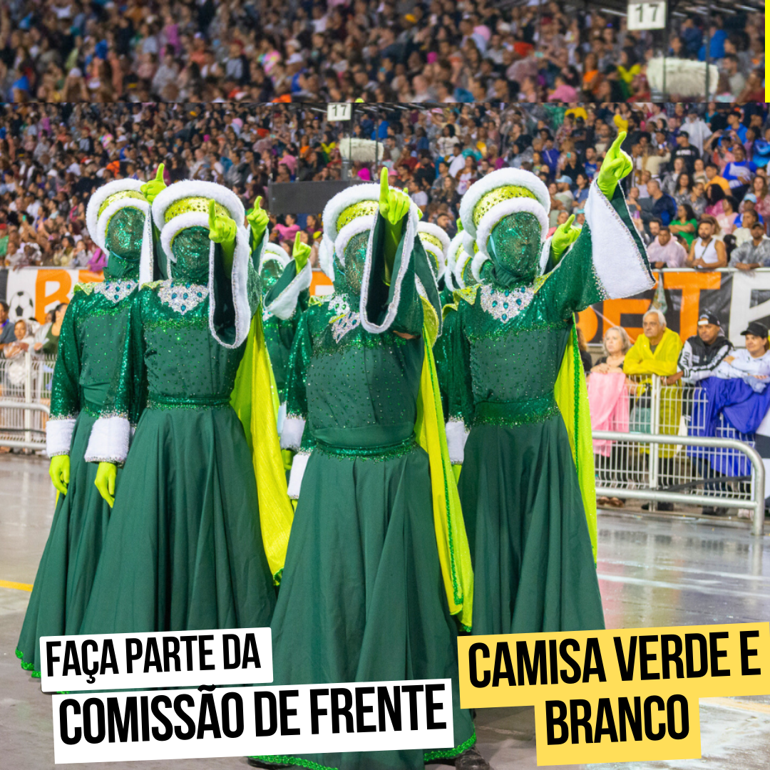 Camisa Verde e Branco seleciona componentes para a comissão de frente do Carnaval 2024