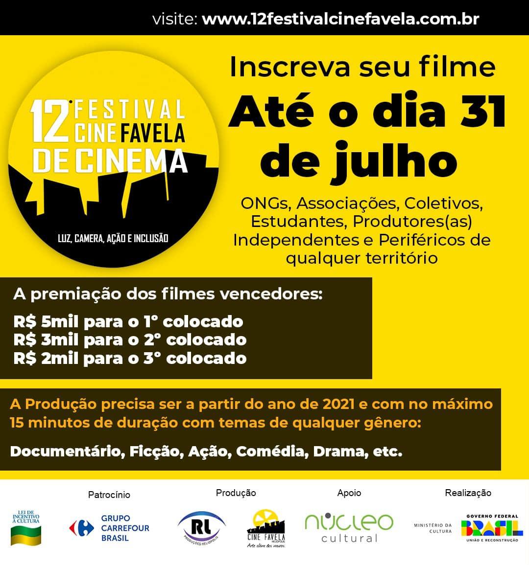 INSCRIÇÕES ABERTAS: Cine Favela 2023 - A celebração da cultura nas periferias
