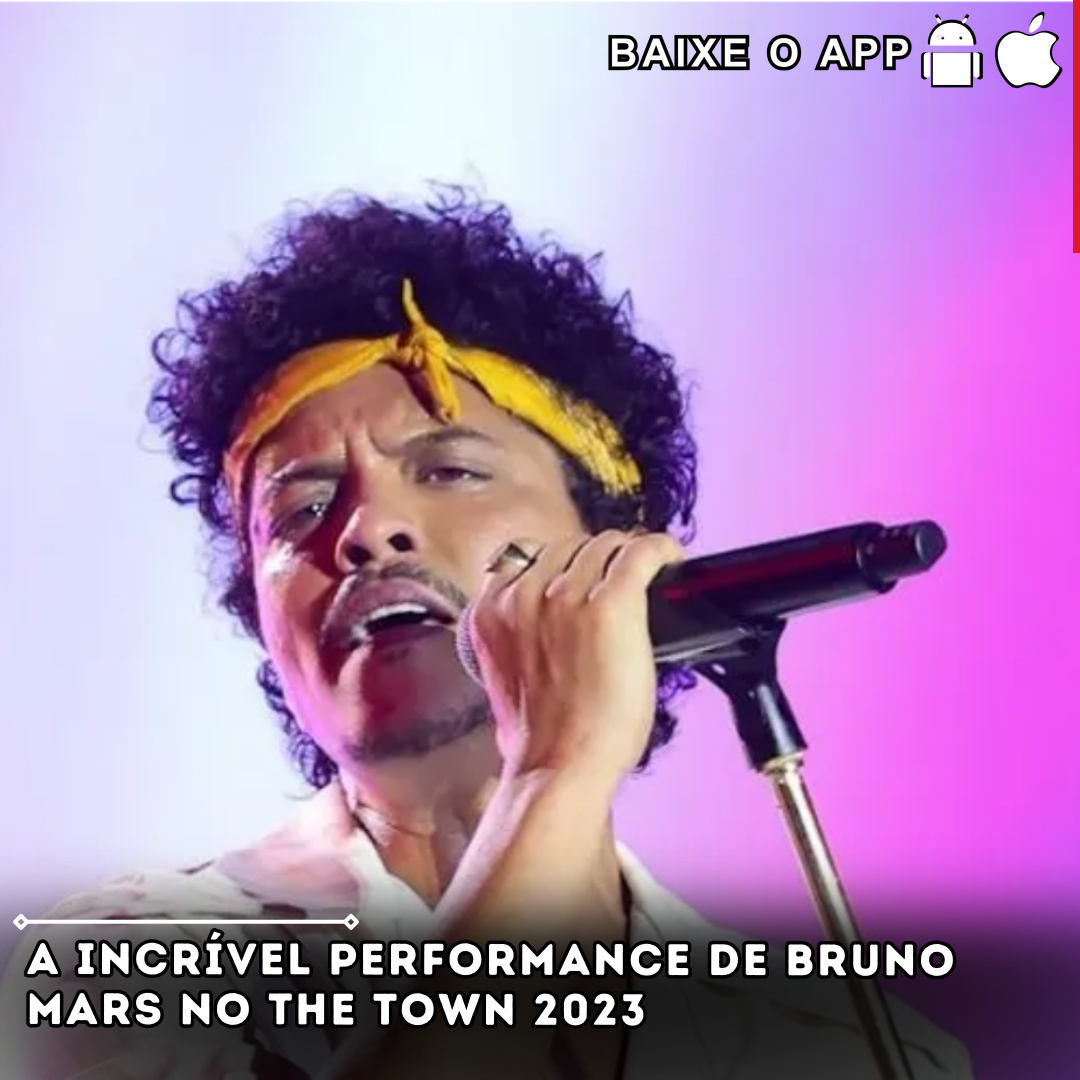 A incrível performance de Bruno Mars no The Town 2023