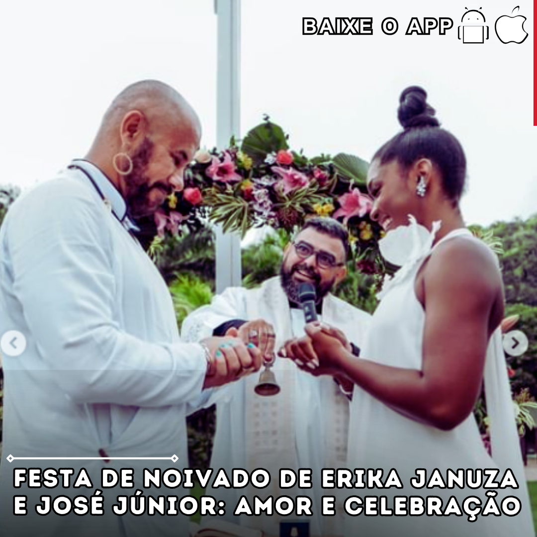 Festa de noivado de Erika Januza e José Júnior: Amor e celebração