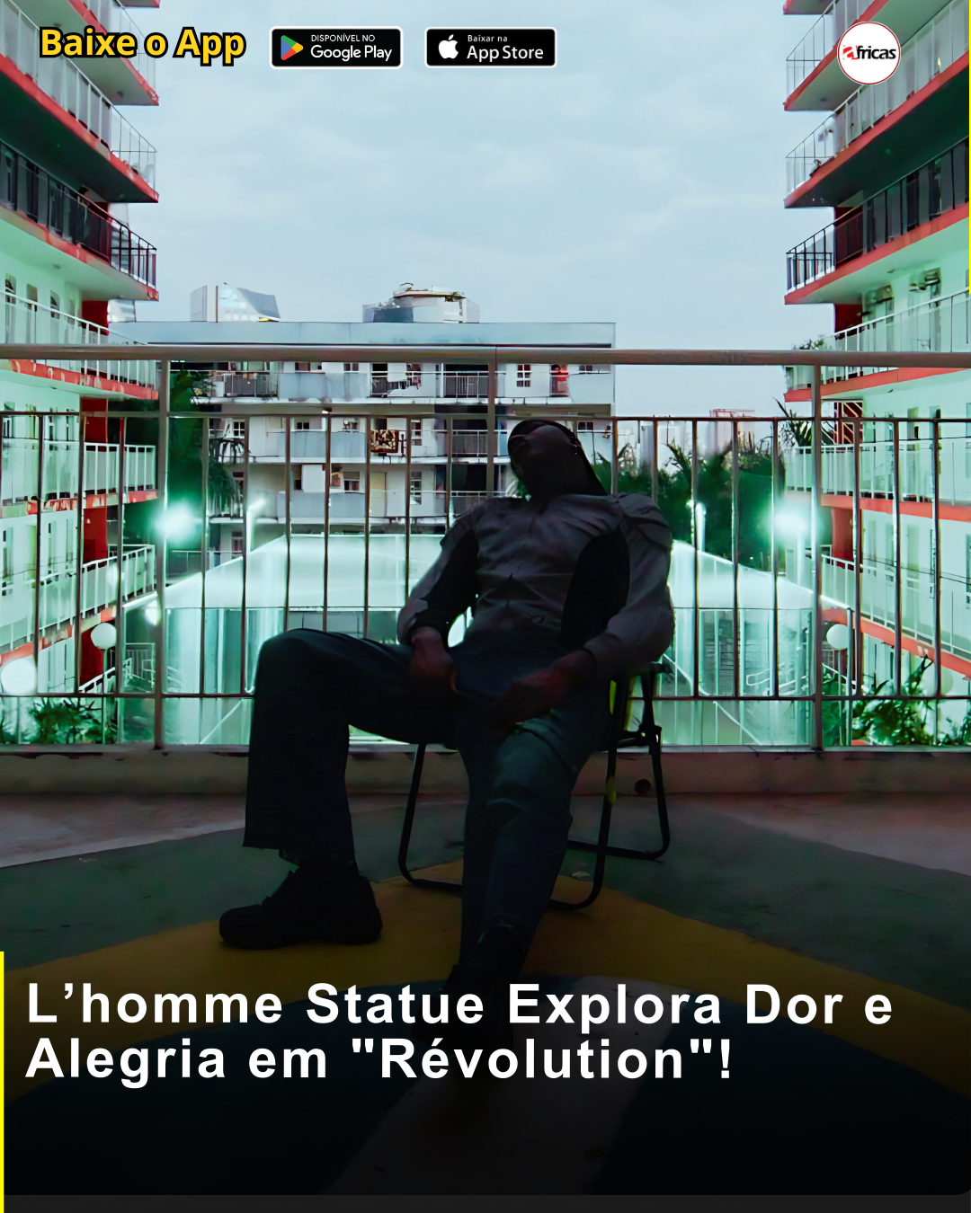 L’homme Statue Explora Dor e Alegria em 