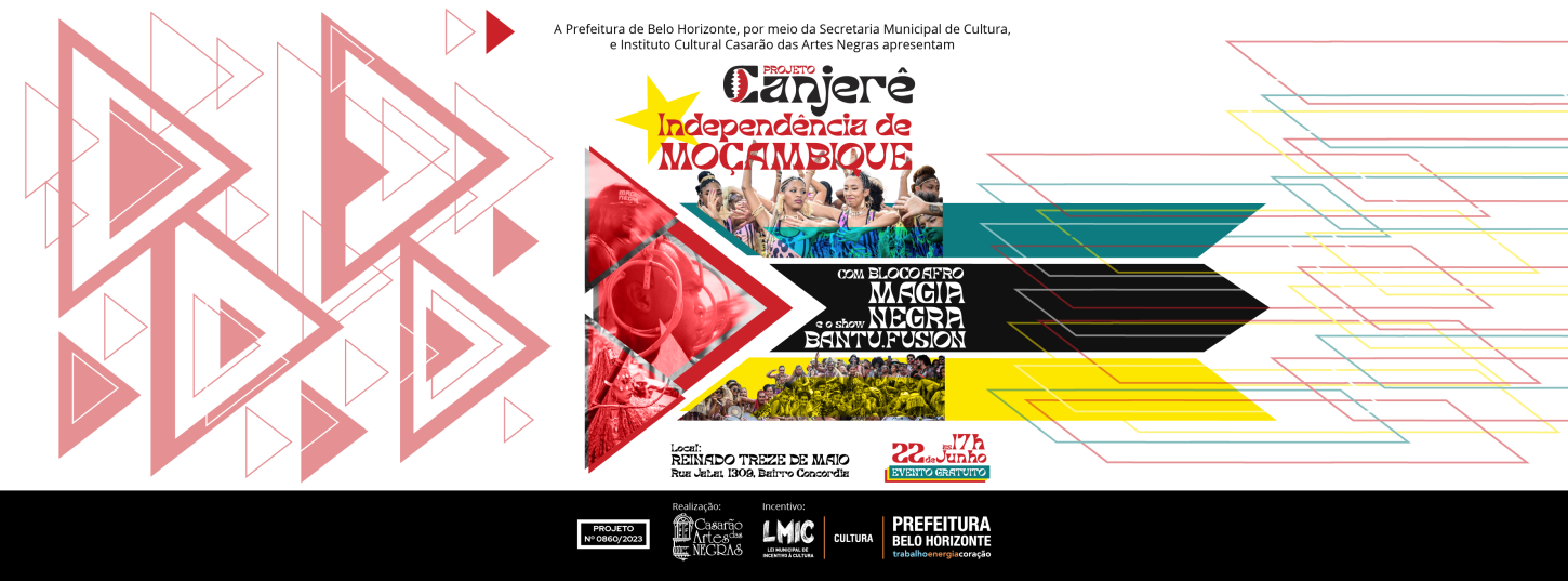 Projeto Canjerê celebra Independência de Moçambique com show do Bloco Magia Negra