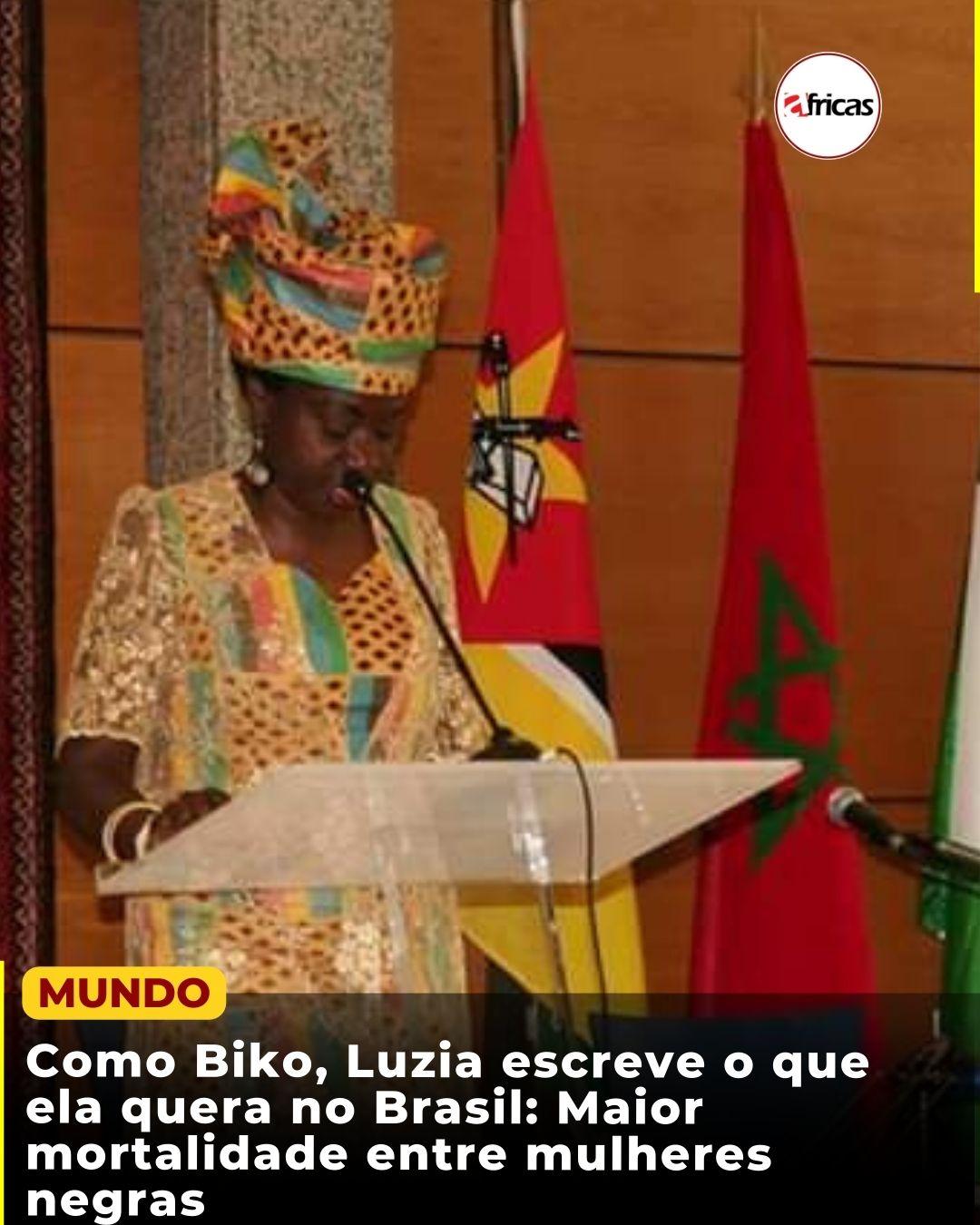 Como Biko, Luzia escreve o que ela quer