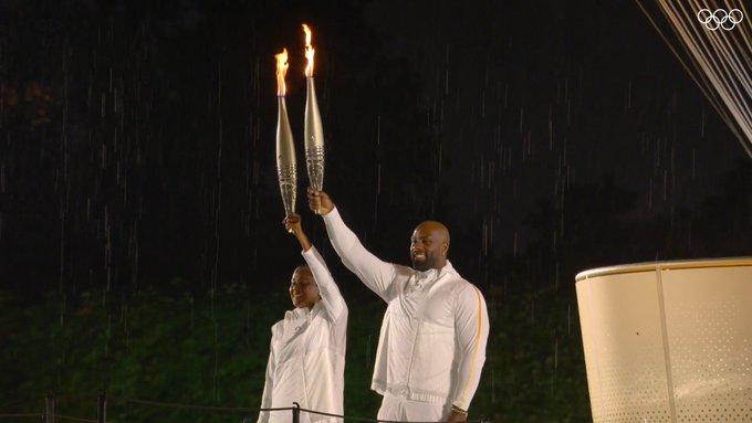 Paris 2024: Teddy Riner e Marie-José Perec Dão Início aos Jogos com Acendimento da Pira Olímpica