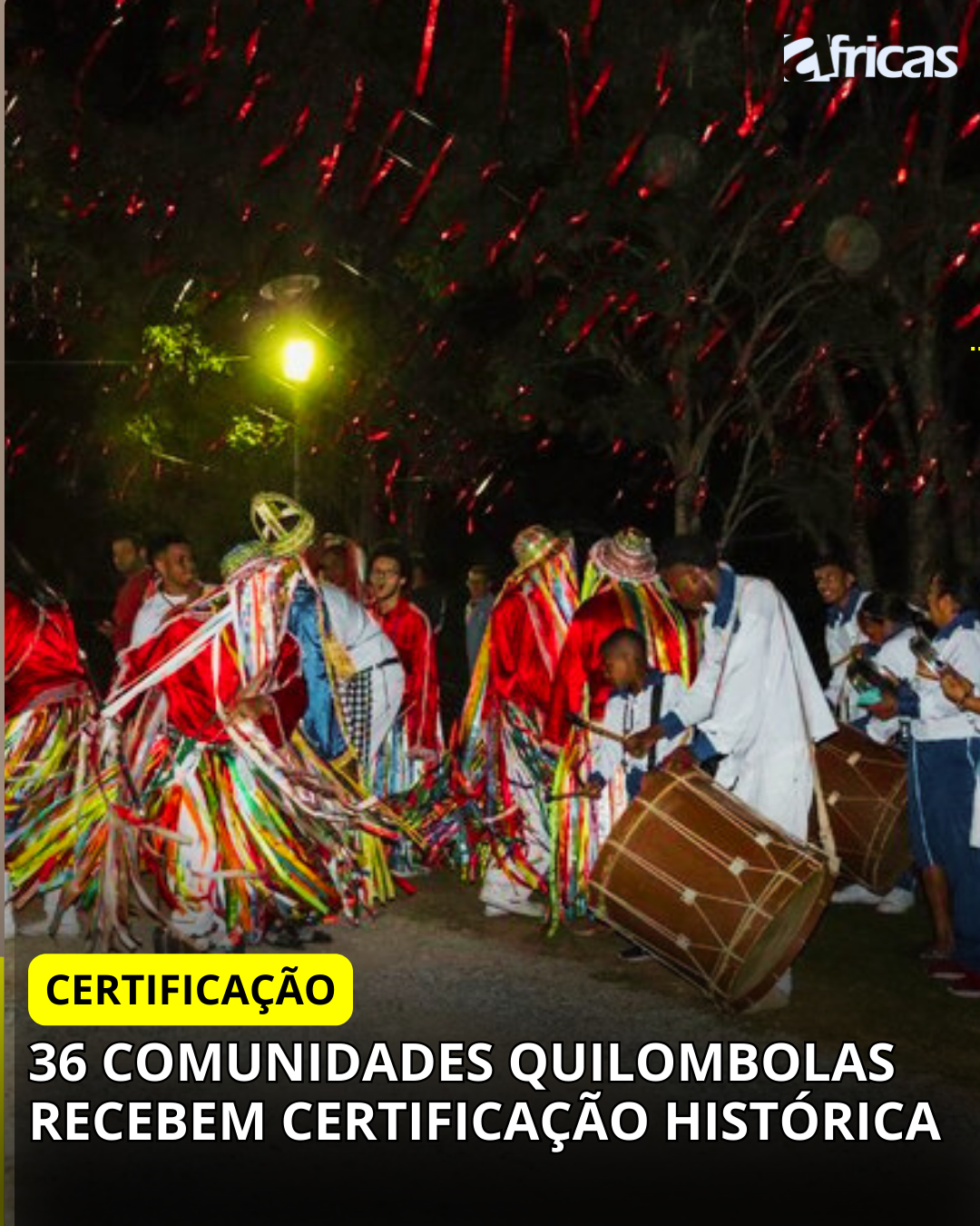 36 Comunidades Quilombolas Recebem Certificação Histórica