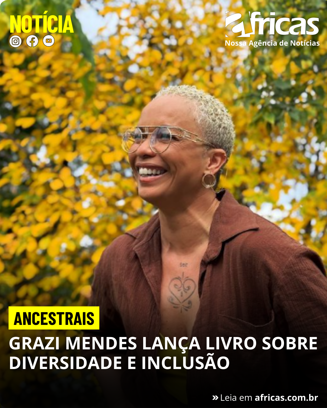 Grazi Mendes Lança Livro Sobre Diversidade e Inclusão
