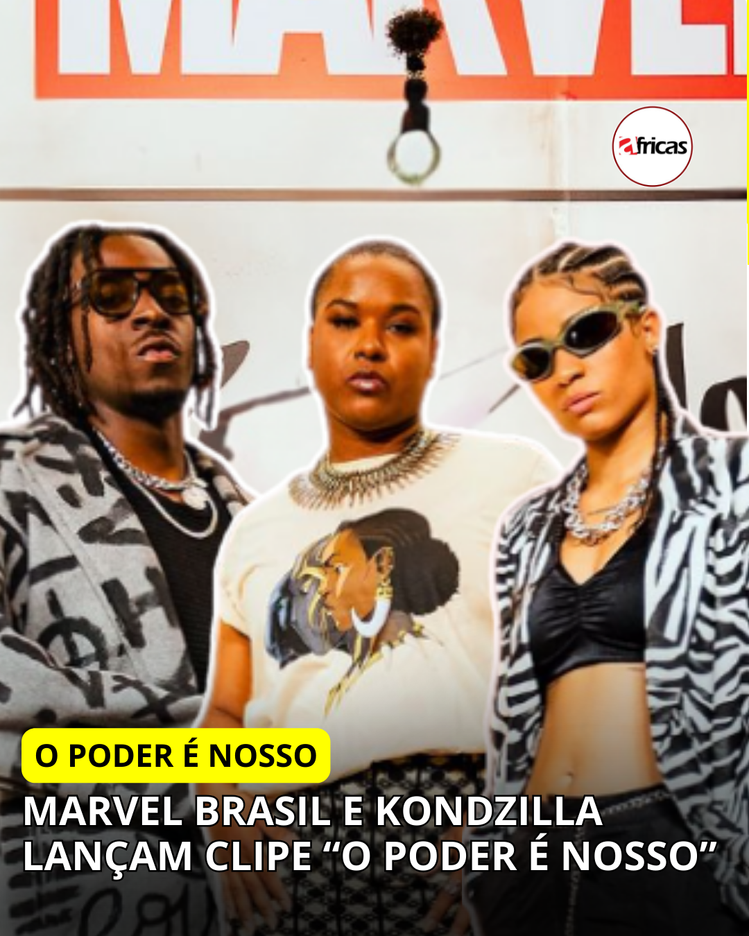 Marvel Brasil e KondZilla lançam clipe “O Poder É Nosso”