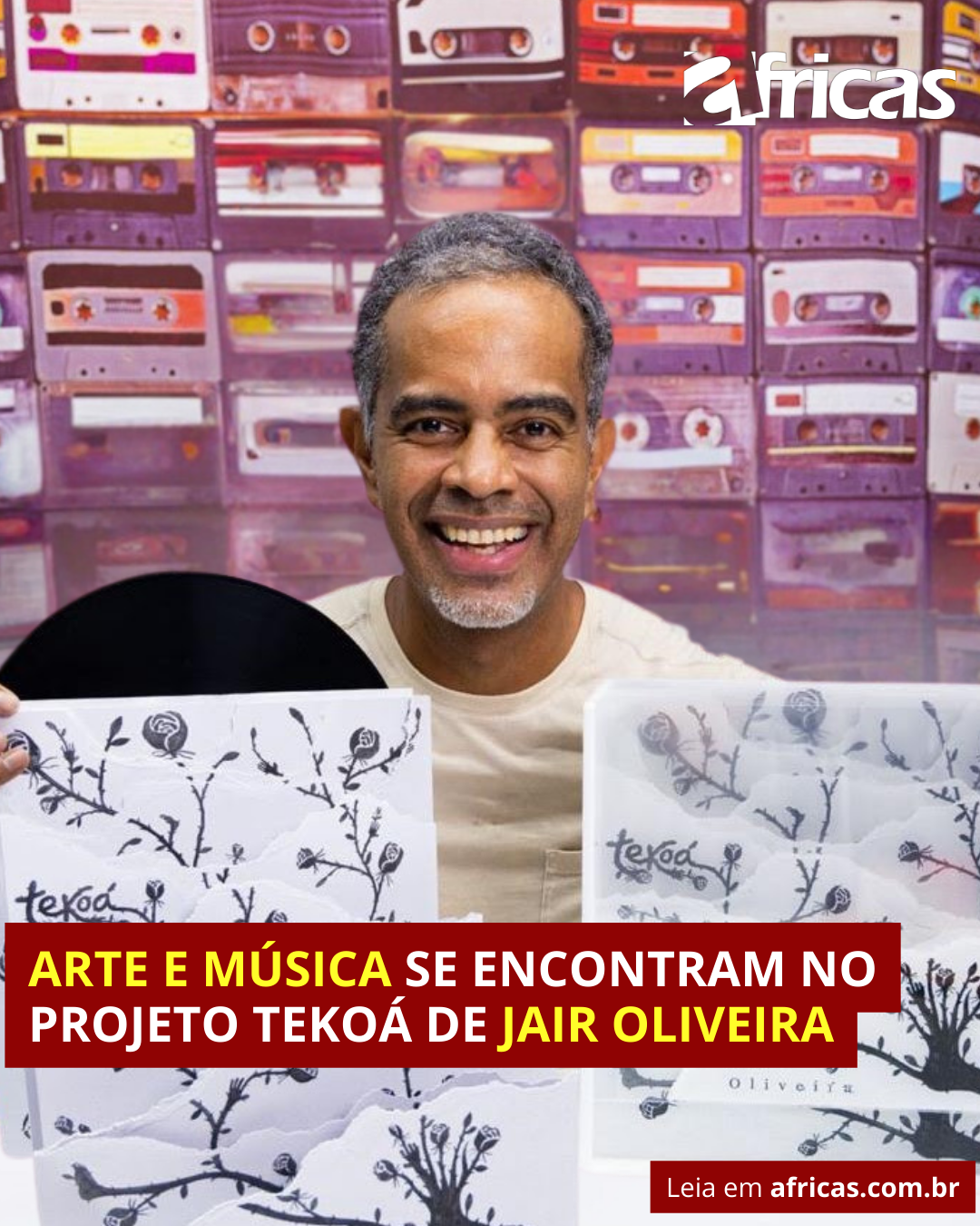 Arte e Música se Encontram no Projeto Tekoá de Jair Oliveira