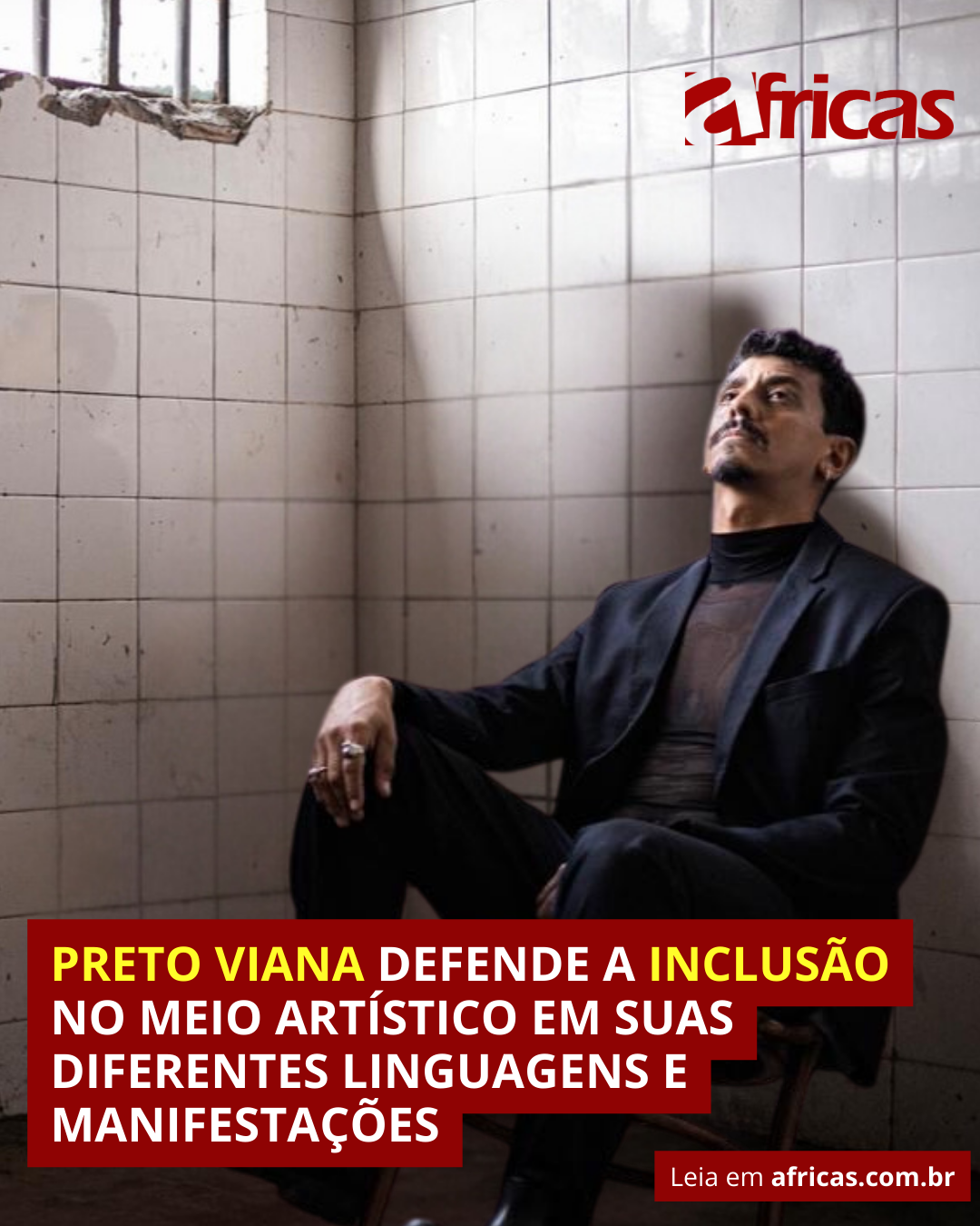 Preto Viana defende a inclusão no meio artístico em suas diferentes linguagens e manifestações