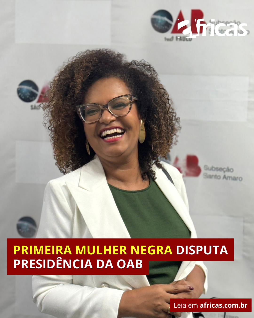 Primeira mulher negra disputa presidência da OAB