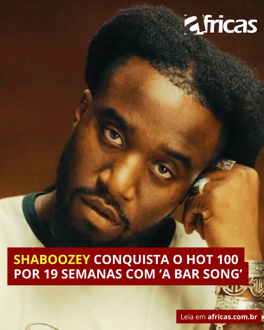 Shaboozey conquista o Hot 100 por 19 semanas com ‘A Bar Song’