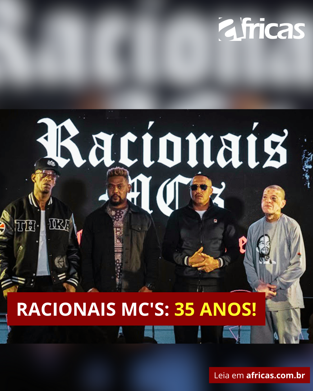 Exposição homenageia Racionais MC's: 35 anos de impacto cultural