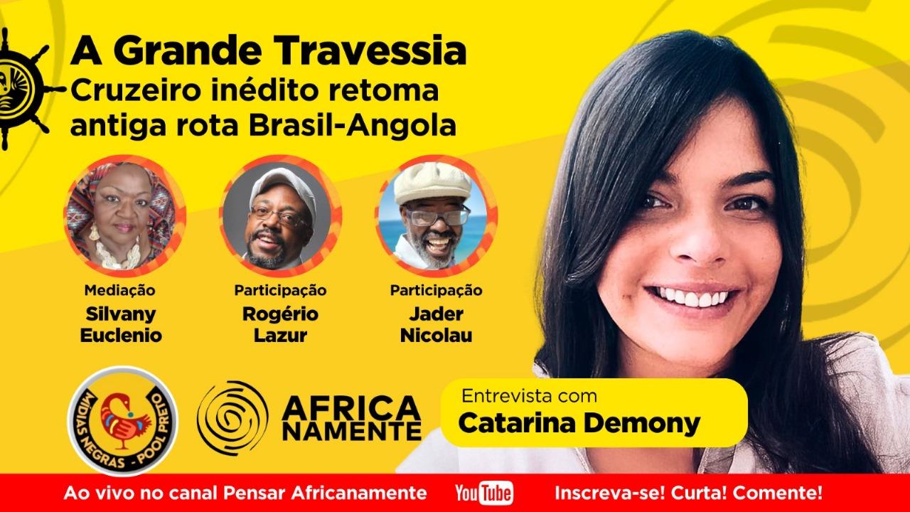 Catarina Demony fala sobre reparações históricas no evento A Grande Travessia
