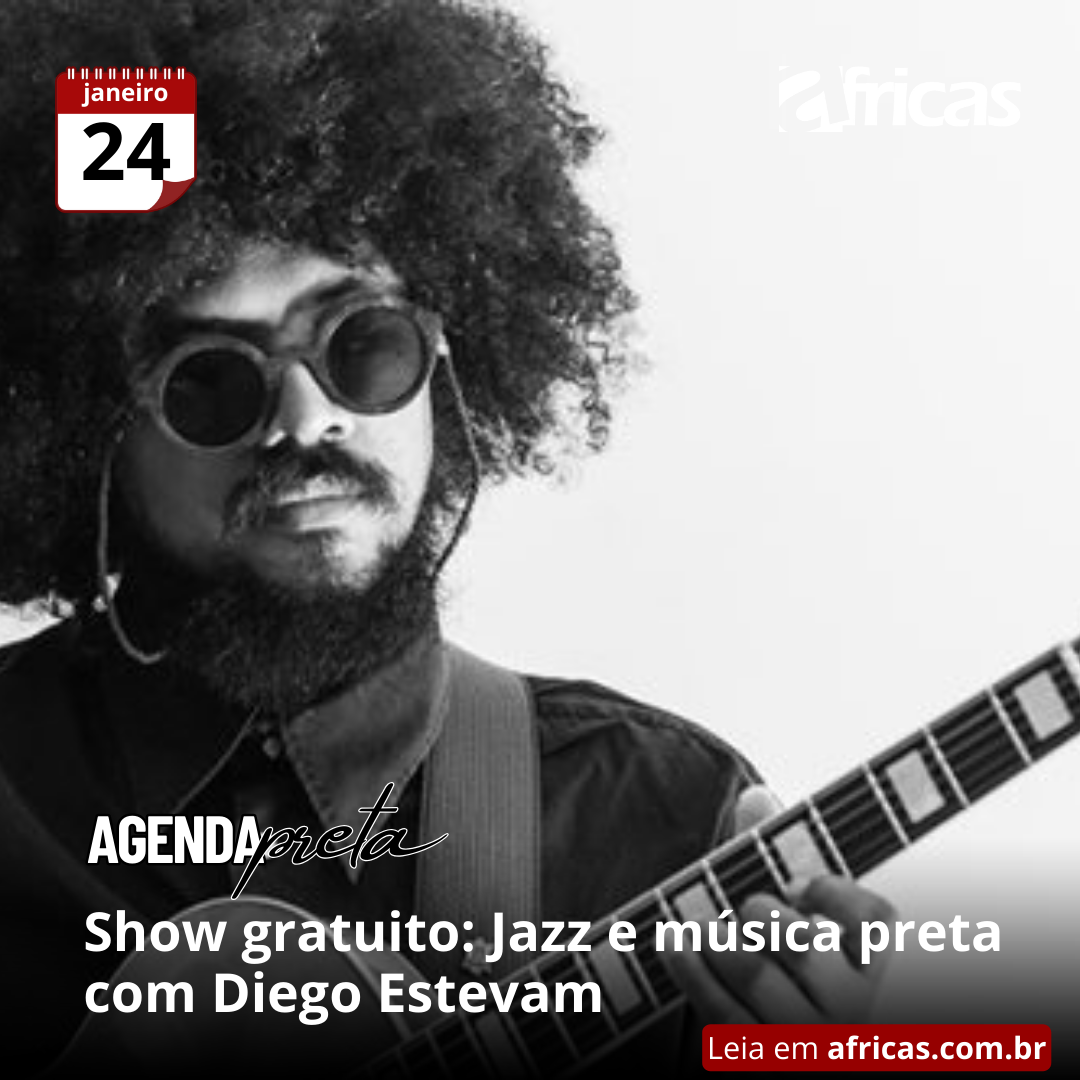 Show gratuito: Jazz e música preta com Diego Estevam