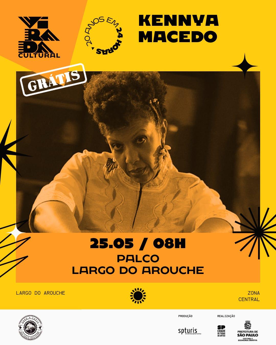 Kennya Macedo leva caminhos afro futuristas para o Largo do Arouche na Virada Cultural   