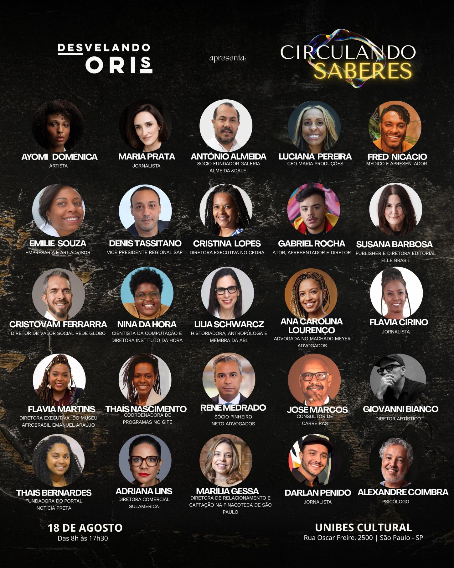 Circulando Saberes Reúne Grandes Nomes Em Evento Gratuito Em São Paulo