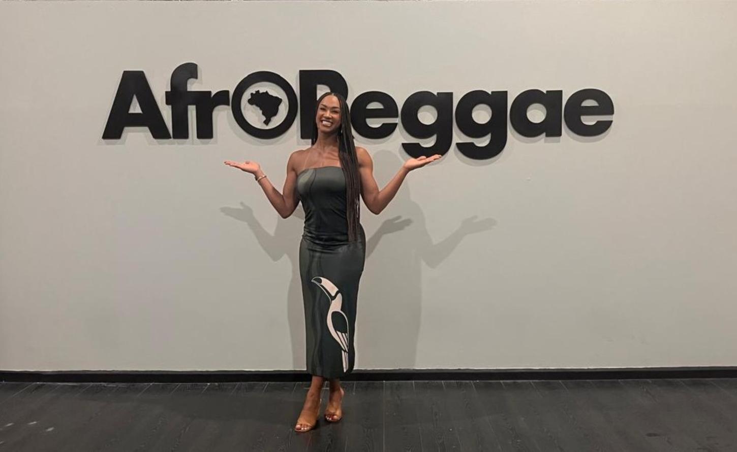 Aline Patriarca visita AfroReggae e conhece projetos sociais no Rio