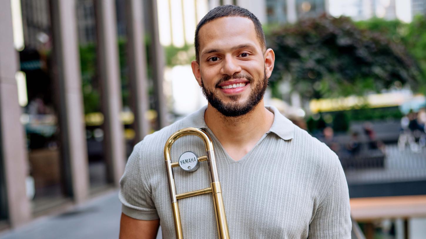 Trombonista brasileiro Felipe Brito é diretor em Festival de Jazz nos Estados Unidos