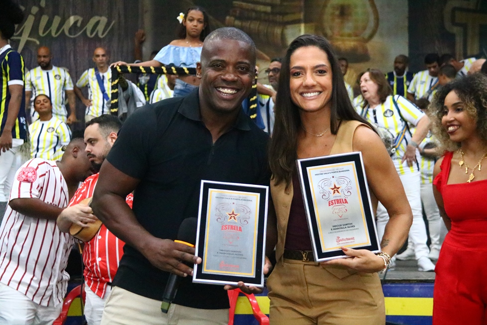 Sidclei Santos e Marcella Alves recebem o Estrela do Carnaval 2026