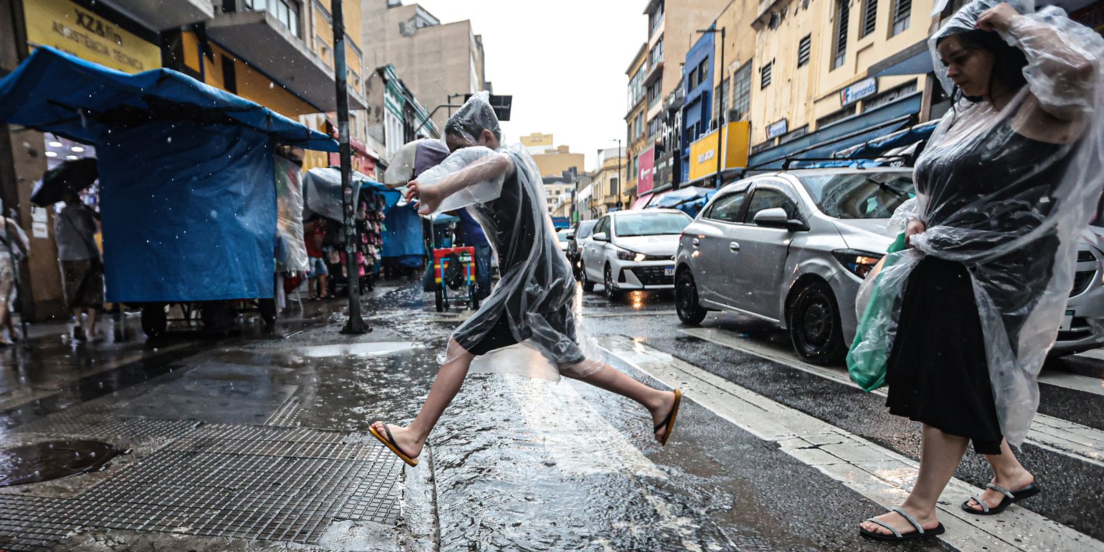 Inmet prevê chuva em todas as regiões do Brasil para o fim de semana