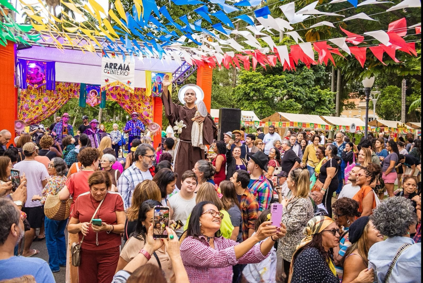 Arraiá Oxente Rio Lagoa celebra a cultura nordestina na Lagoa Rodrigo de Freitas