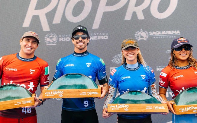 Tya Zebrowski, de 15 anos, rouba a cena no Vivo Rio Pro em Saquarema