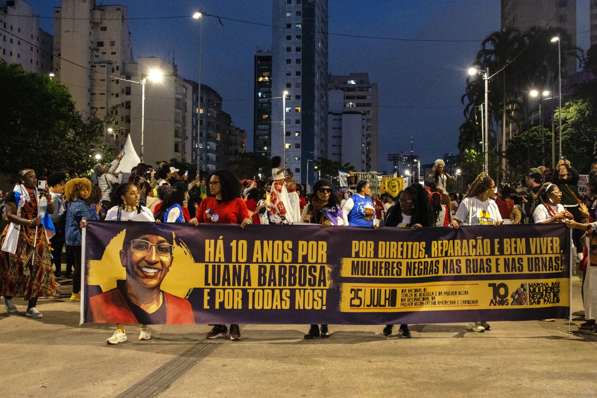 Marcha de Mulheres Negras de São Paulo cobra justiça por Luana Barbosa