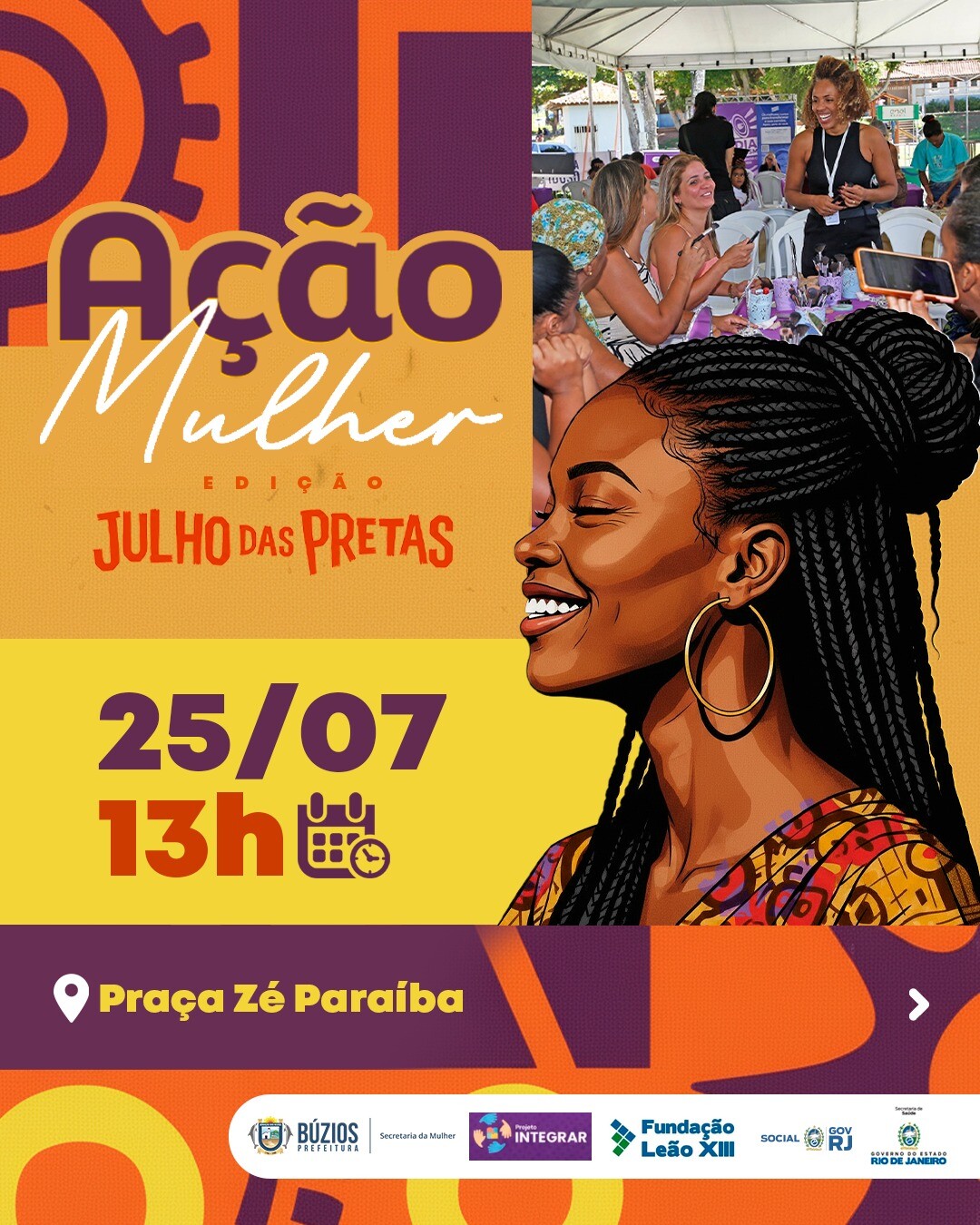 Ação Mulher oferece serviços gratuitos na Praça Zé Paraíba em Julho
