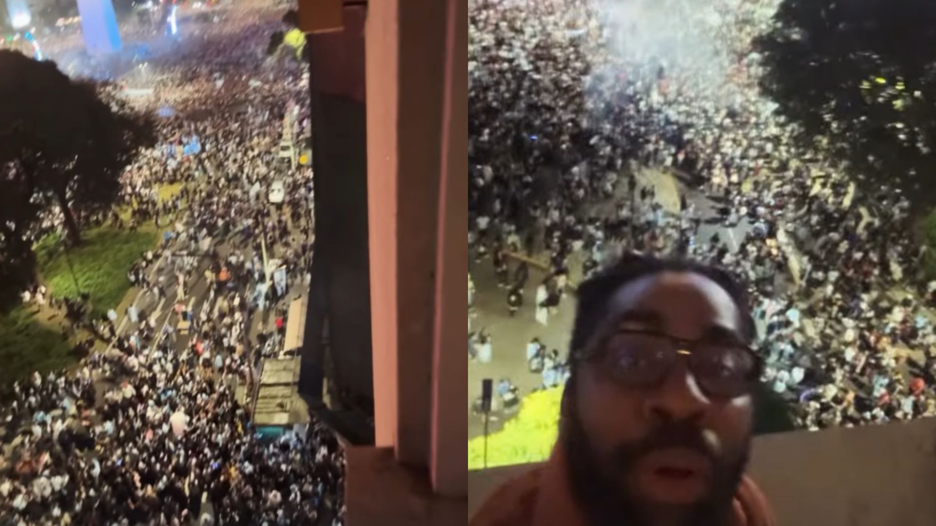 Lázaro Ramos fica "ilhado" em hotel após festa em Buenos Aires