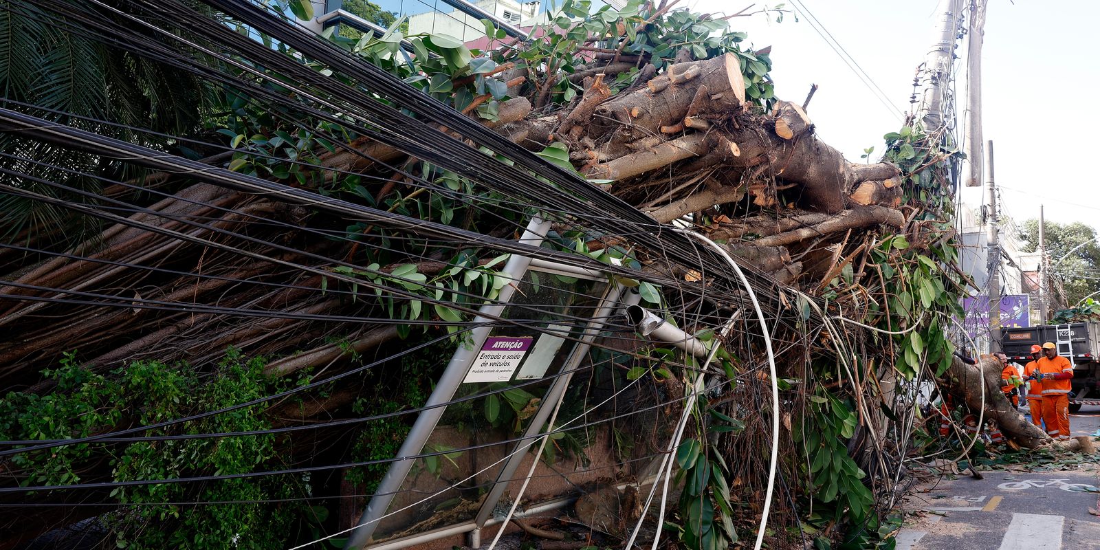 Mais de 200 mil continuam sem energia no Rio de Janeiro após vendaval