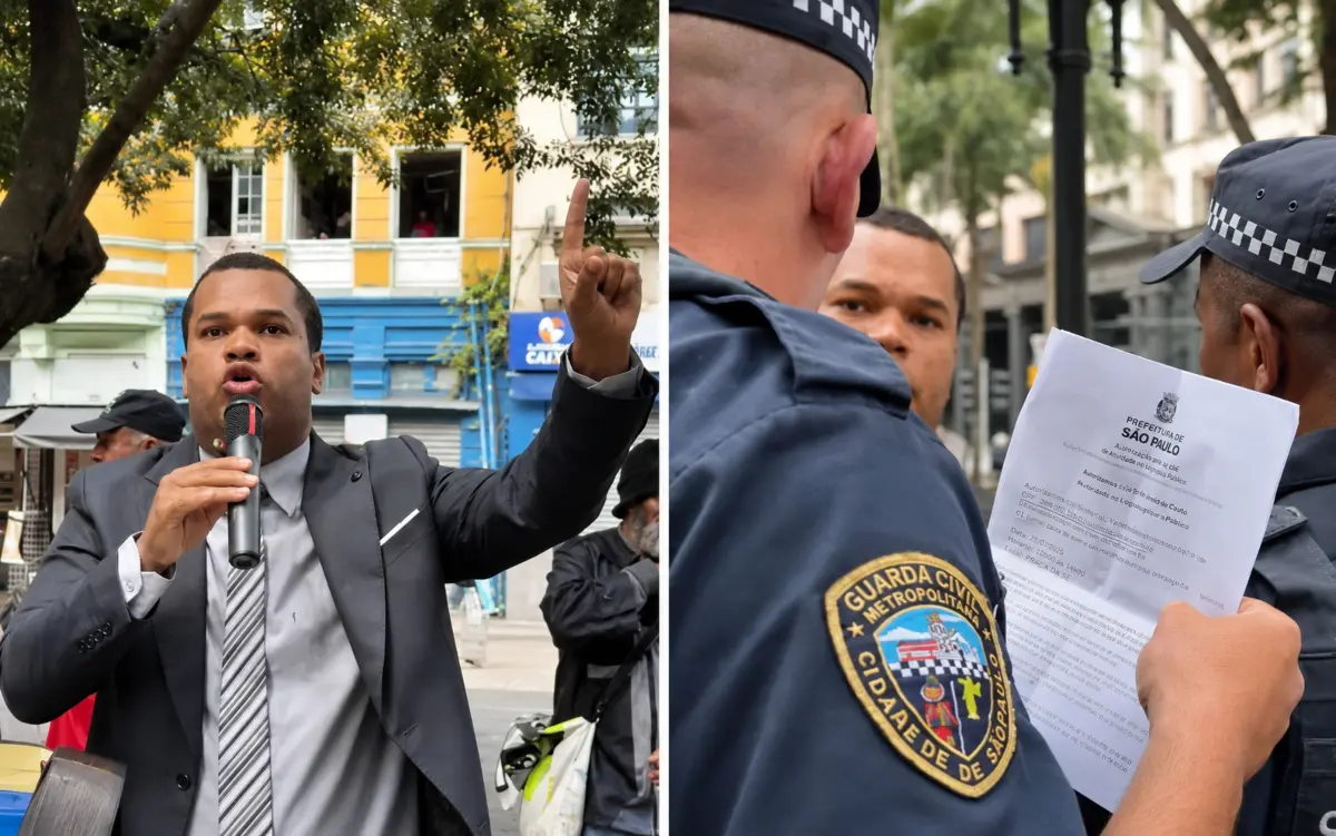 Pastor acusa guarda de intolerância religiosa após culto na Praça da Sé