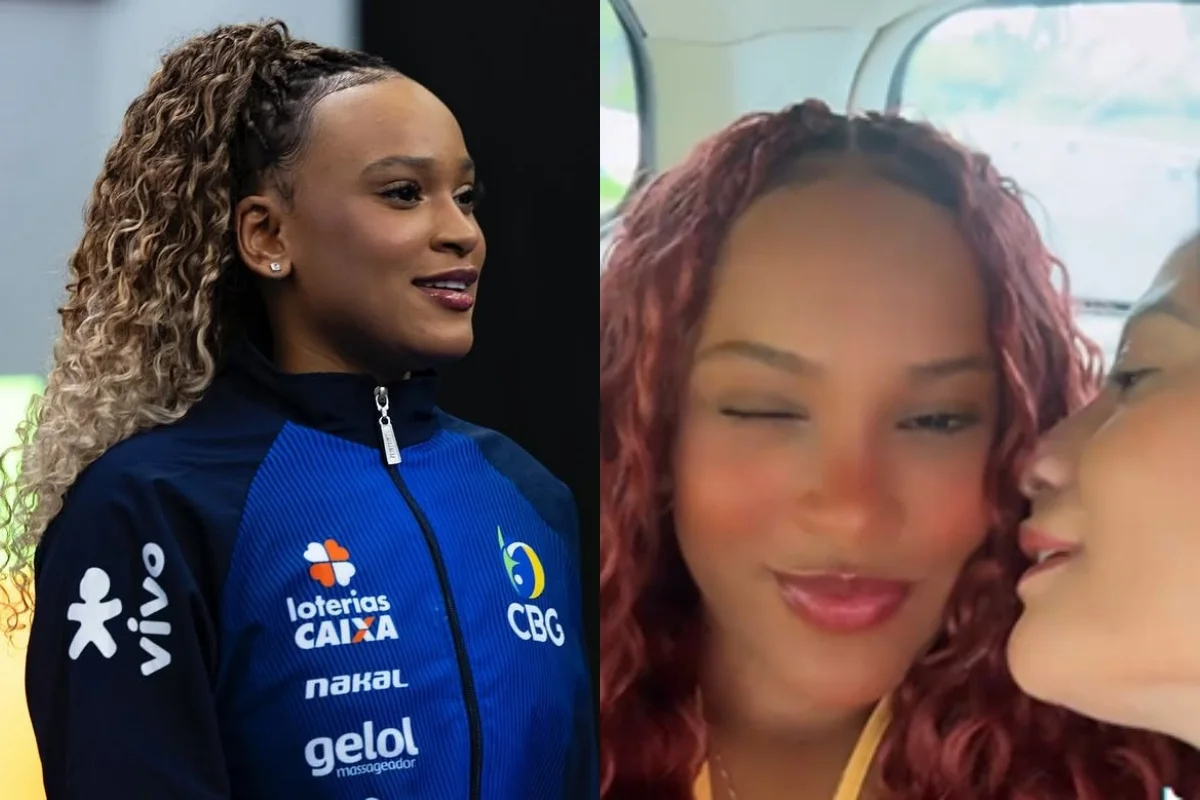 Rebeca Andrade assume namoro com a empresária Gisele em publicação romântica