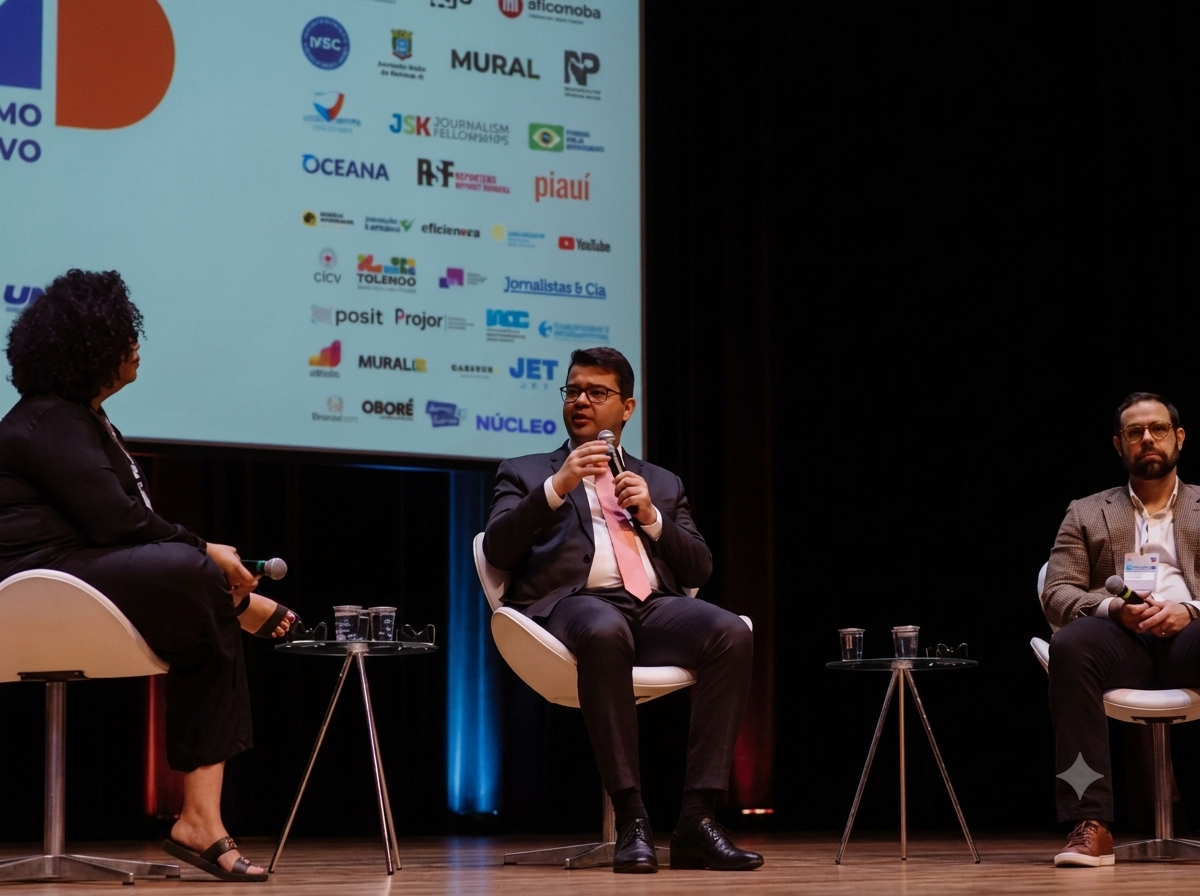 Chico Lucas debate os desafios da segurança pública em evento da Abraji