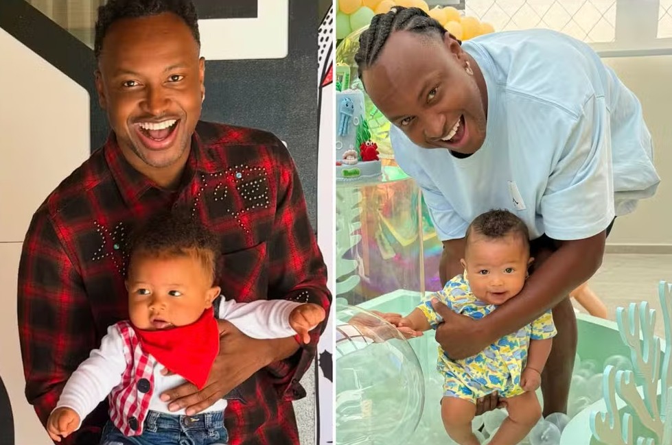 Thiaguinho se emociona ao celebrar seu primeiro Dia dos Pais ao lado do filho Bento