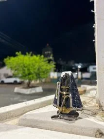 Ato de intolerância religiosa destrói imagem de santa em Cuiabá