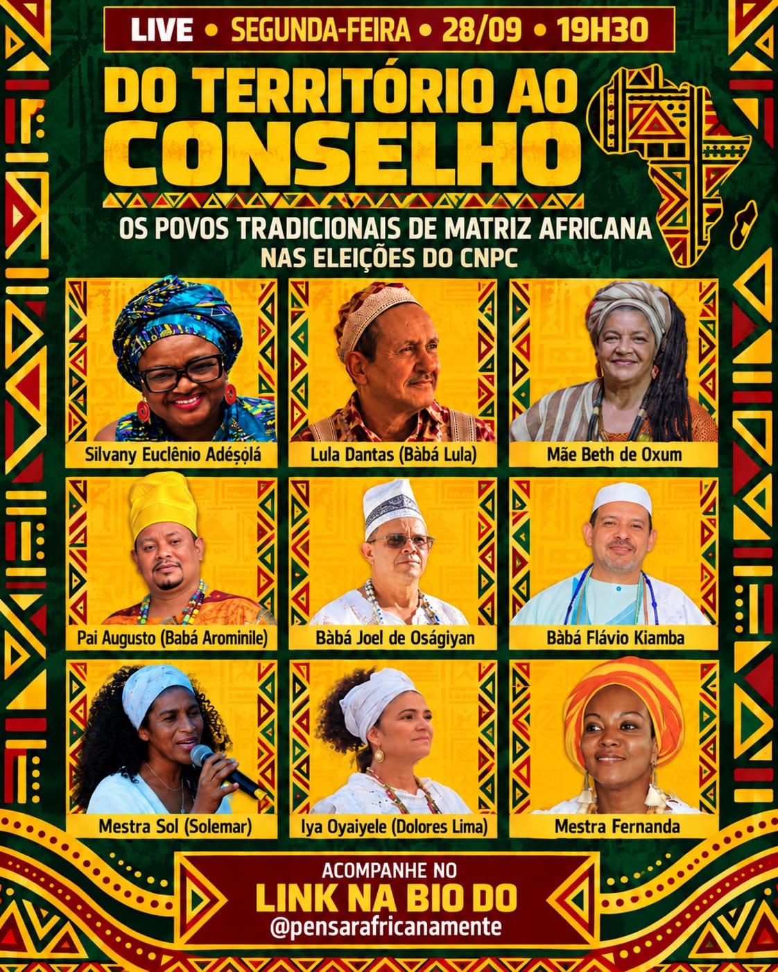 Lideranças de matriz africana dialogam sobre participação nas eleições do CNPC