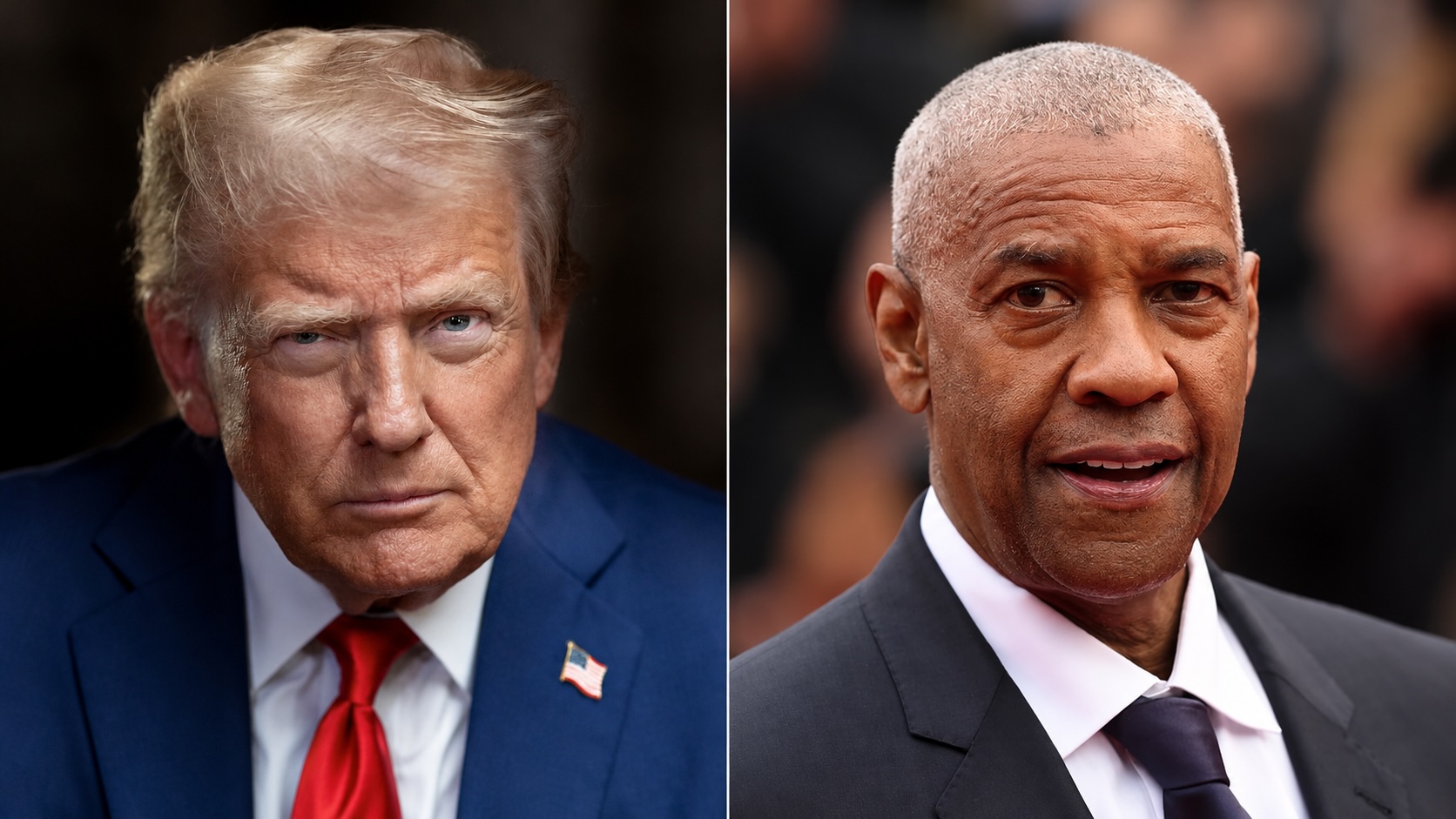 Donald Trump compartilha fake news sobre apoio de Denzel Washington
