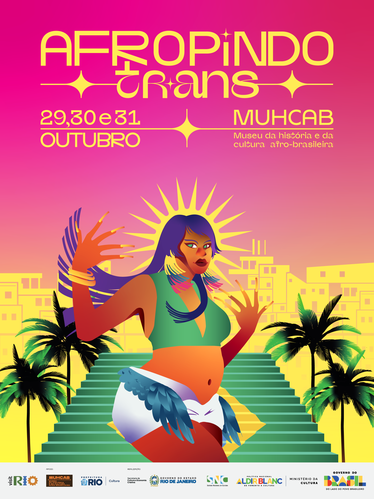 Festival Afropindotrans 2026 reúne música e diversidade no MUHCAB