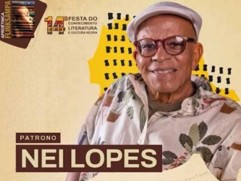 FlinkSampa 2026 homenageia Nei Lopes e celebra a literatura negra em São Paulo