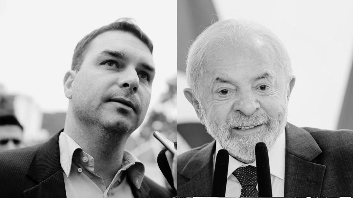 Anúncios pagos em dólar sobre Lula e Flávio burlam regras da Meta