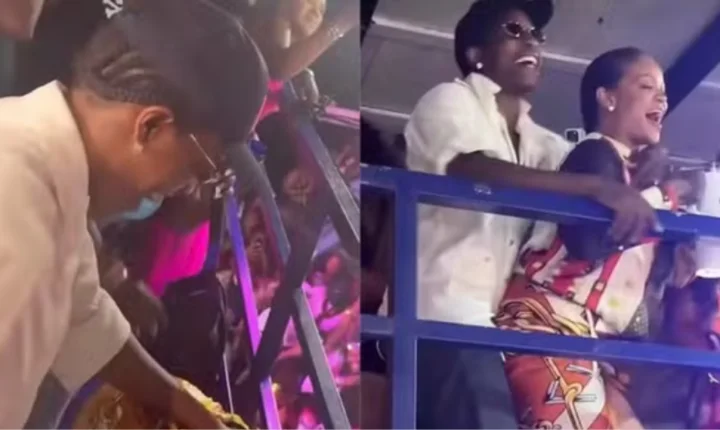 Rihanna e A$AP Rocky chamam atenção com dança sensual em festival no Caribe